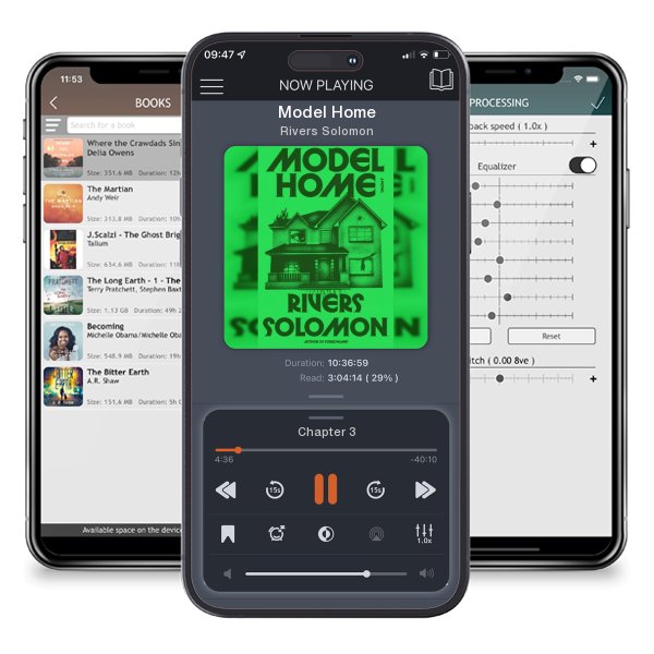 Download fo free audiobook Model Home by Rivers Solomon and listen anywhere on your iOS devices in the ListenBook app.