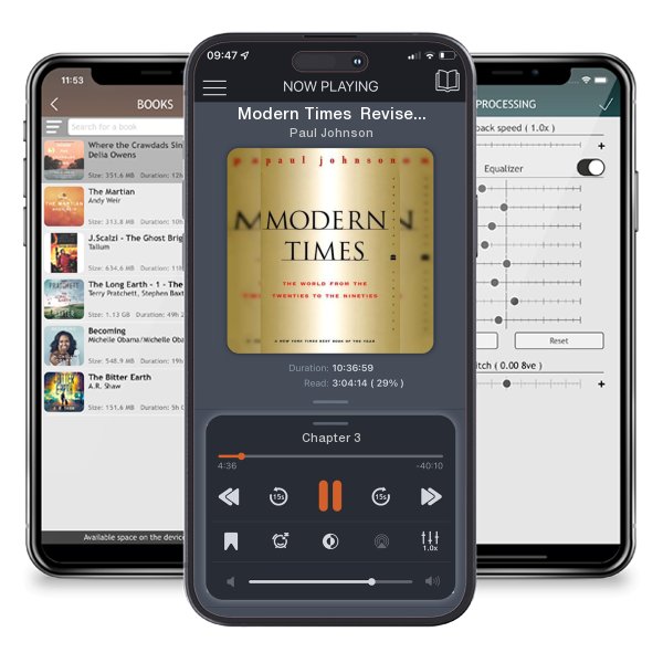 Download fo free audiobook Modern Times Revised Edition: The World from the Twenties to the Nineties (Perennial Classics) by Paul Johnson and listen anywhere on your iOS devices in the ListenBook app.