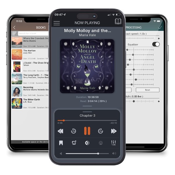 Download fo free audiobook Molly Molloy and the Angel of Death by Maria Vale and listen anywhere on your iOS devices in the ListenBook app.