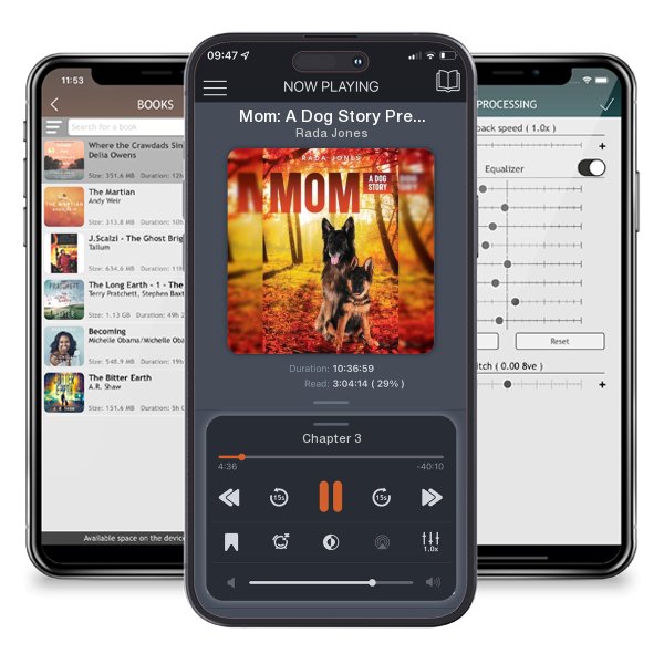 Download fo free audiobook Mom: A Dog Story Prequel to Becoming K-9 by Rada Jones and listen anywhere on your iOS devices in the ListenBook app.