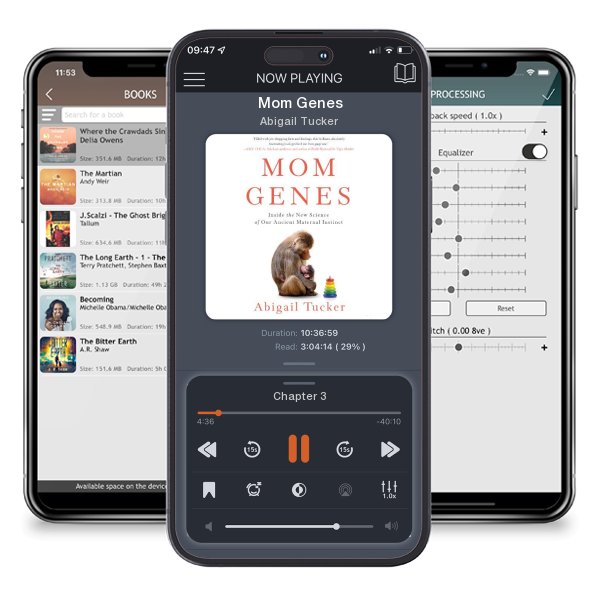 Download fo free audiobook Mom Genes by Abigail Tucker and listen anywhere on your iOS devices in the ListenBook app.