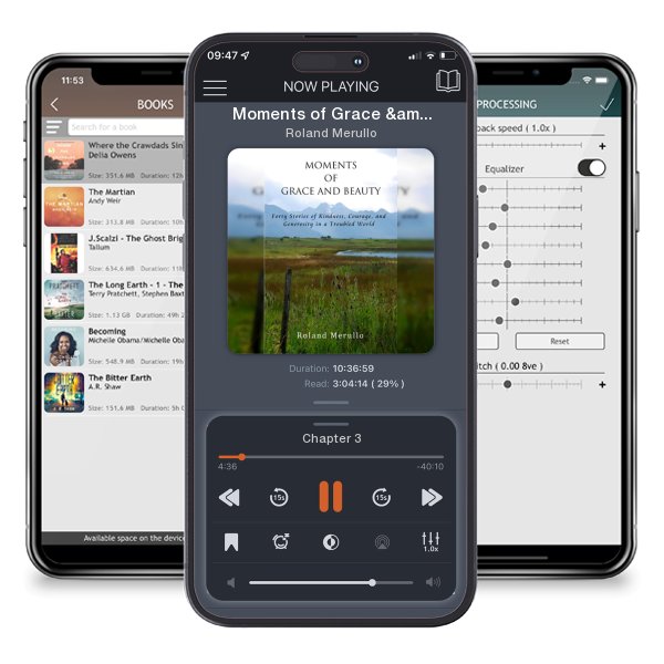 Download fo free audiobook Moments of Grace & Beauty by Roland Merullo and listen anywhere on your iOS devices in the ListenBook app.