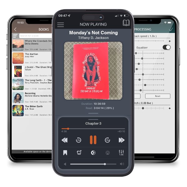 Download fo free audiobook Monday's Not Coming by Tiffany D. Jackson and listen anywhere on your iOS devices in the ListenBook app.