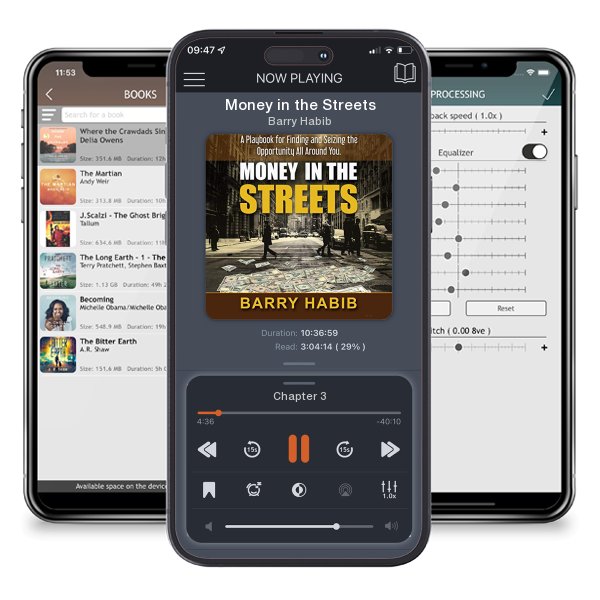 Download fo free audiobook Money in the Streets by Barry Habib and listen anywhere on your iOS devices in the ListenBook app.