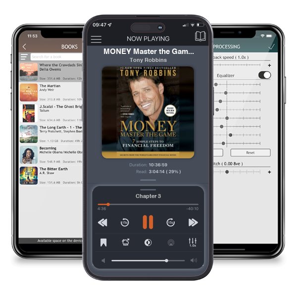 Download fo free audiobook MONEY Master the Game by Tony Robbins and listen anywhere on your iOS devices in the ListenBook app.