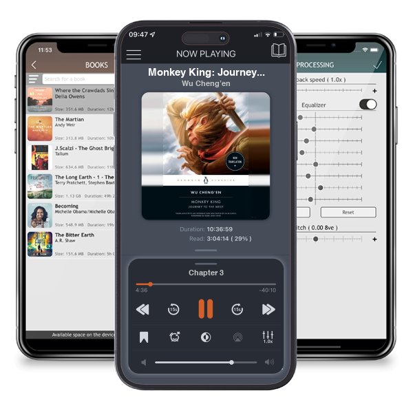 Download fo free audiobook Monkey King: Journey to the West by Wu Cheng’en and listen anywhere on your iOS devices in the ListenBook app.