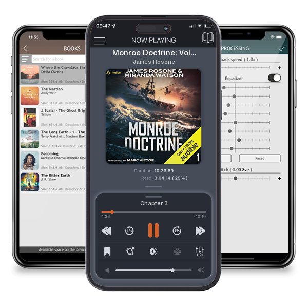 Download fo free audiobook Monroe Doctrine: Volume I by James Rosone and listen anywhere on your iOS devices in the ListenBook app.