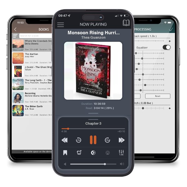 Download fo free audiobook Monsoon Rising Hurricane Wars Book 2 by Thea Guanzon and listen anywhere on your iOS devices in the ListenBook app.