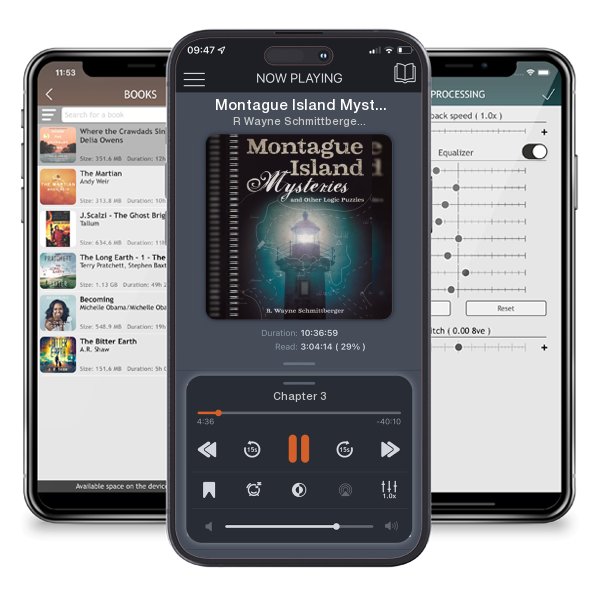 Download fo free audiobook Montague Island Mysteries and Other Logic Puzzles: Volume 1 by R Wayne Schmittberger and listen anywhere on your iOS devices in the ListenBook app.