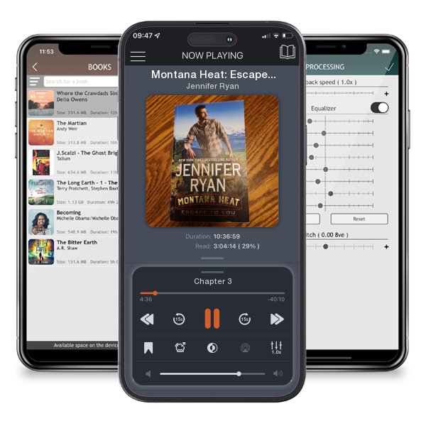 Download fo free audiobook Montana Heat: Escape to You by Jennifer Ryan and listen anywhere on your iOS devices in the ListenBook app.