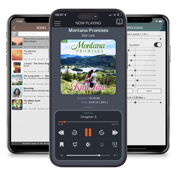 Download fo free audiobook Montana Promises by Kim Law and listen anywhere on your iOS devices in the ListenBook app.