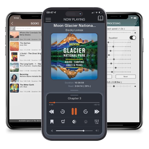 Download fo free audiobook Moon Glacier National Park: Hiking, Camping, Lakes & Peaks by Becky Lomax and listen anywhere on your iOS devices in the ListenBook app.