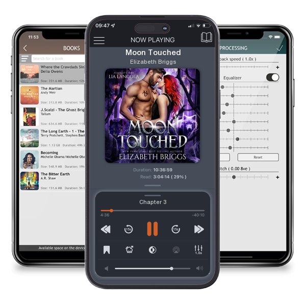 Download fo free audiobook Moon Touched by Elizabeth Briggs and listen anywhere on your iOS devices in the ListenBook app.