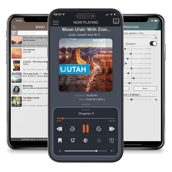 Download fo free audiobook Moon Utah: With Zion, Bryce Canyon, Arches, Capitol Reef &... by Judy Jewell and W C McRae and listen anywhere on your iOS devices in the ListenBook app.
