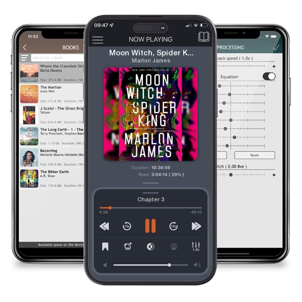 Download fo free audiobook Moon Witch, Spider King by Marlon James and listen anywhere on your iOS devices in the ListenBook app.