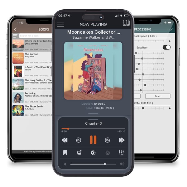 Download fo free audiobook Mooncakes Collector's Edition by Suzanne Walker and Wendy Xu and listen anywhere on your iOS devices in the ListenBook app.