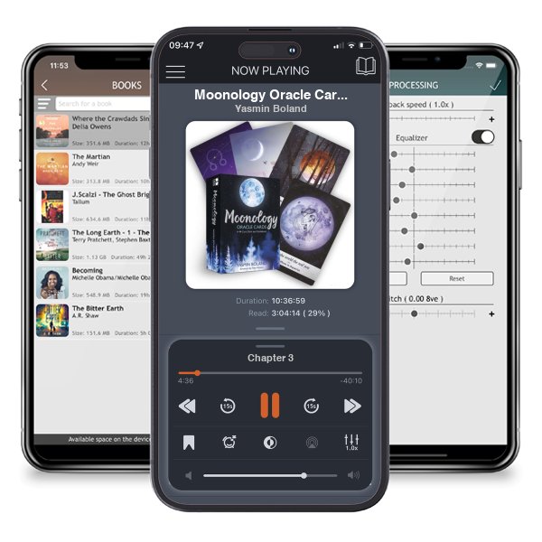Download fo free audiobook Moonology Oracle Cards: A 44-Card Moon Astrology Oracle Deck and Guidebook by Yasmin Boland and listen anywhere on your iOS devices in the ListenBook app.