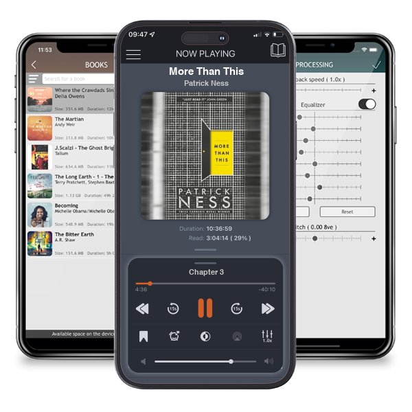 Download fo free audiobook More Than This by Patrick Ness and listen anywhere on your iOS devices in the ListenBook app.