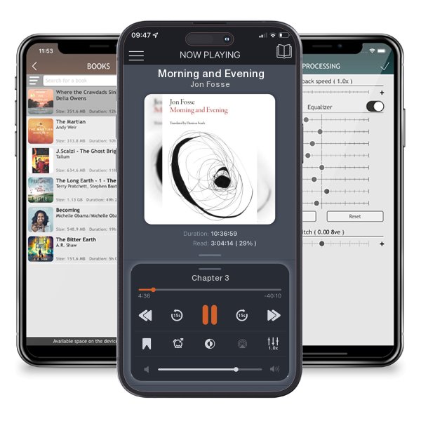 Download fo free audiobook Morning and Evening by Jon Fosse and listen anywhere on your iOS devices in the ListenBook app.