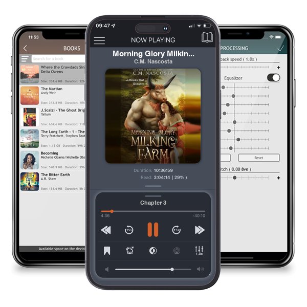 Download fo free audiobook Morning Glory Milking Farm: a Monster Bait Romance (Cambric Creek: Sweet & Steamy Monster Romance Book 1) by C.M. Nascosta and listen anywhere on your iOS devices in the ListenBook app.