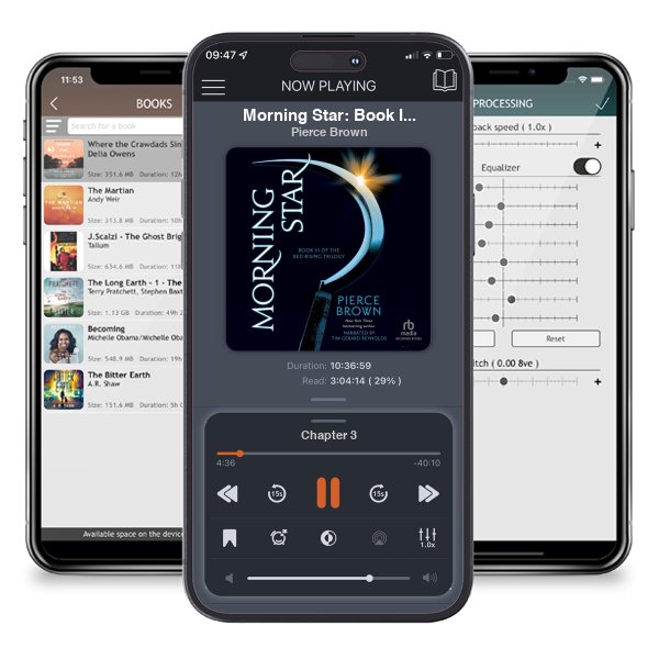 Download fo free audiobook Morning Star: Book III of the Red Rising Trilogy by Pierce Brown and listen anywhere on your iOS devices in the ListenBook app.