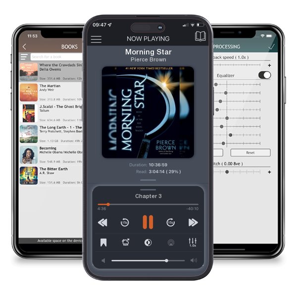 Download fo free audiobook Morning Star by Pierce Brown and listen anywhere on your iOS devices in the ListenBook app.