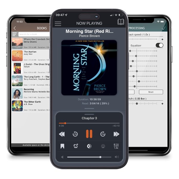 Download fo free audiobook Morning Star (Red Rising Series) by Pierce Brown and listen anywhere on your iOS devices in the ListenBook app.
