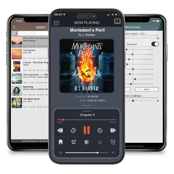 Download fo free audiobook Mortedant\'s Peril by R.J. Barker and listen anywhere on your iOS devices in the ListenBook app.