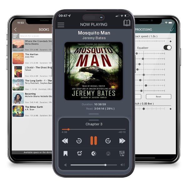 Download fo free audiobook Mosquito Man by Jeremy Bates and listen anywhere on your iOS devices in the ListenBook app.