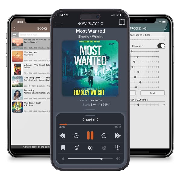 Download fo free audiobook Most Wanted by Bradley Wright and listen anywhere on your iOS devices in the ListenBook app.