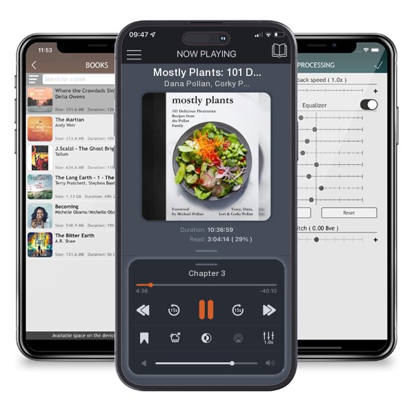 Download fo free audiobook Mostly Plants: 101 Delicious Flexitarian Recipes from the... by Dana Pollan, Corky Pollan, et al. and listen anywhere on your iOS devices in the ListenBook app.