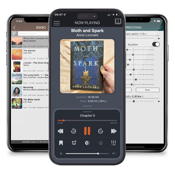 Download fo free audiobook Moth and Spark by Anne Leonard and listen anywhere on your iOS devices in the ListenBook app.