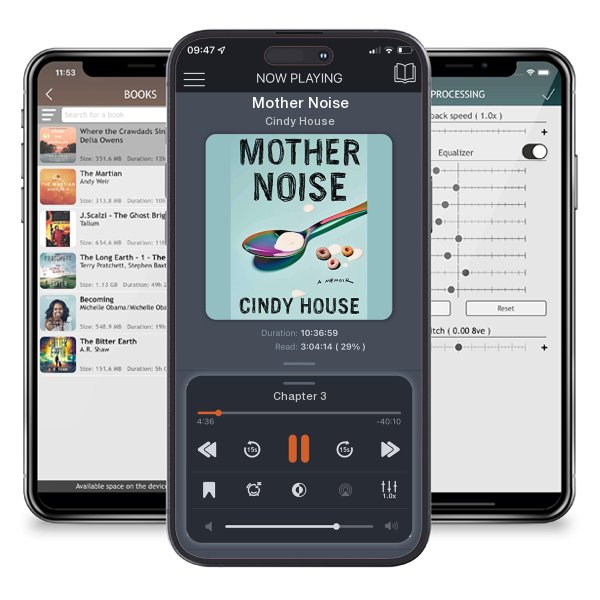 Download fo free audiobook Mother Noise by Cindy House and listen anywhere on your iOS devices in the ListenBook app.