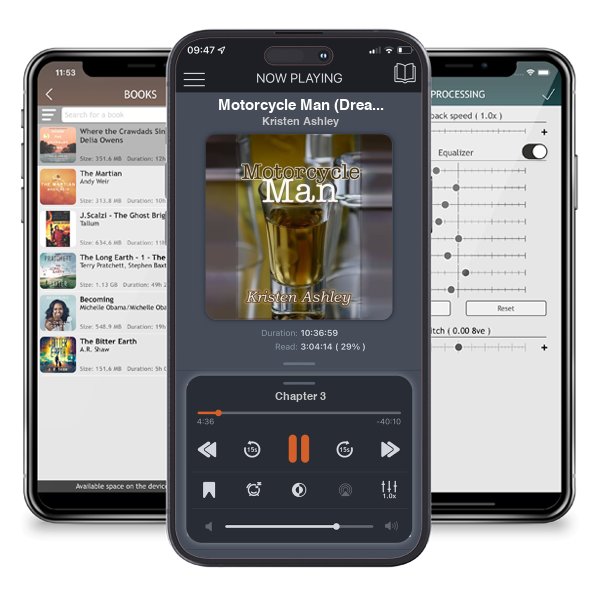 Download fo free audiobook Motorcycle Man (Dream Man, #4) by Kristen Ashley and listen anywhere on your iOS devices in the ListenBook app.