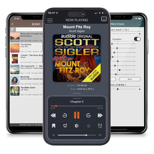 Download fo free audiobook Mount Fitz Roy by Scott Sigler and listen anywhere on your iOS devices in the ListenBook app.