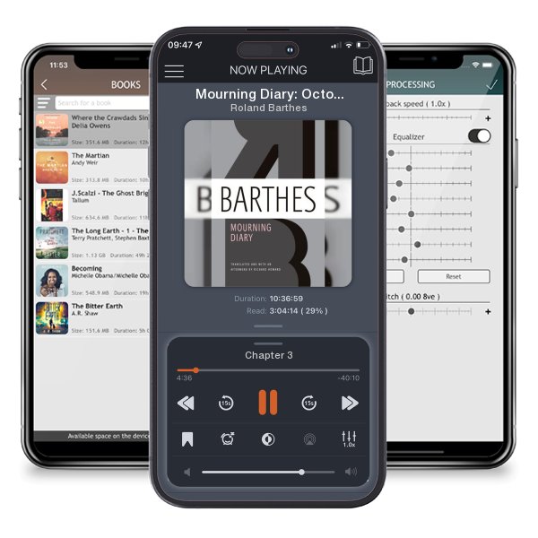 Download fo free audiobook Mourning Diary: October 26, 1977 - September 15, 1979 by Roland Barthes and listen anywhere on your iOS devices in the ListenBook app.