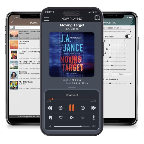 Download fo free audiobook Moving Target by J.A. Jance and listen anywhere on your iOS devices in the ListenBook app.