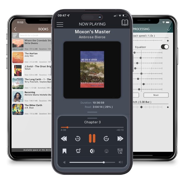 Download fo free audiobook Moxon's Master by Ambrose Bierce and listen anywhere on your iOS devices in the ListenBook app.