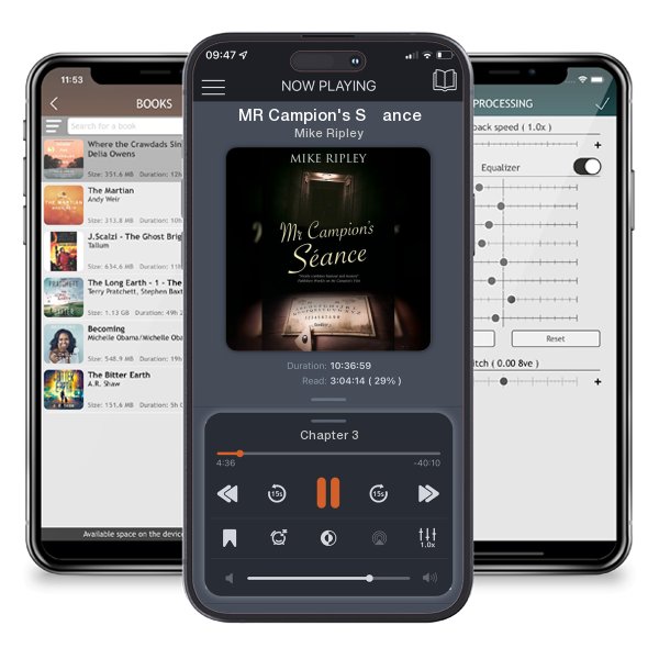 Download fo free audiobook MR Campion's Séance by Mike Ripley and listen anywhere on your iOS devices in the ListenBook app.