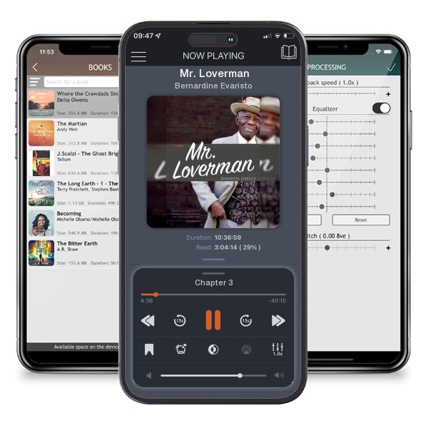 Download fo free audiobook Mr. Loverman by Bernardine Evaristo and listen anywhere on your iOS devices in the ListenBook app.