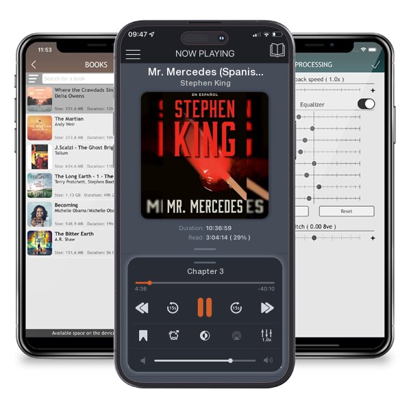 Download fo free audiobook Mr. Mercedes (Spanish Edition) by Stephen King and listen anywhere on your iOS devices in the ListenBook app.