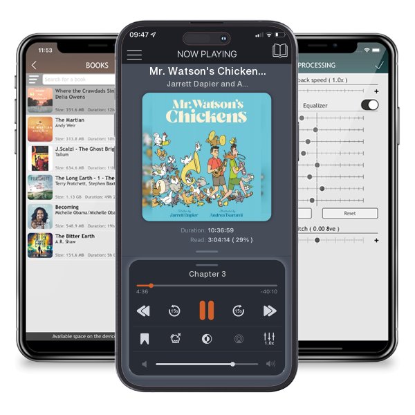 Download fo free audiobook Mr. Watson's Chickens by Jarrett Dapier and Andrea Tsurumi and listen anywhere on your iOS devices in the ListenBook app.