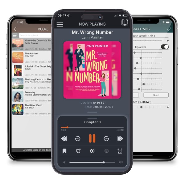 Download fo free audiobook Mr. Wrong Number by Lynn Painter and listen anywhere on your iOS devices in the ListenBook app.