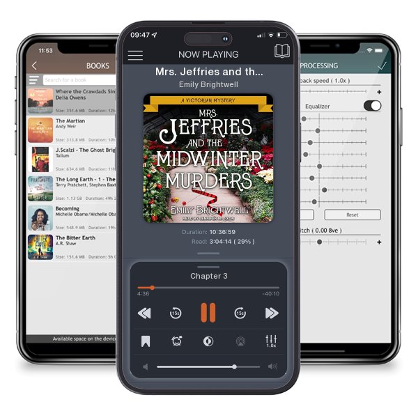 Download fo free audiobook Mrs. Jeffries and the Midwinter Murders by Emily Brightwell and listen anywhere on your iOS devices in the ListenBook app.