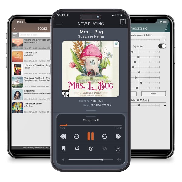 Download fo free audiobook Mrs. L Bug by Suzanne Perrin and listen anywhere on your iOS devices in the ListenBook app.
