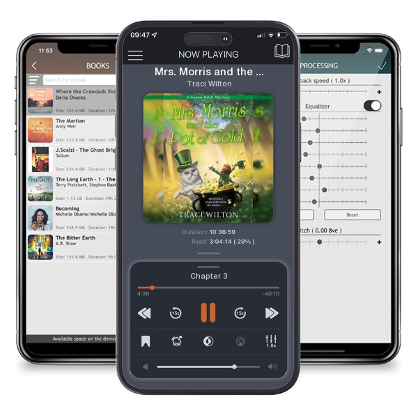 Download fo free audiobook Mrs. Morris and the Pot of Gold by Traci Wilton and listen anywhere on your iOS devices in the ListenBook app.