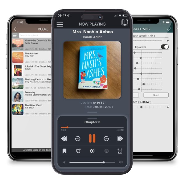 Download fo free audiobook Mrs. Nash's Ashes by Sarah Adler and listen anywhere on your iOS devices in the ListenBook app.