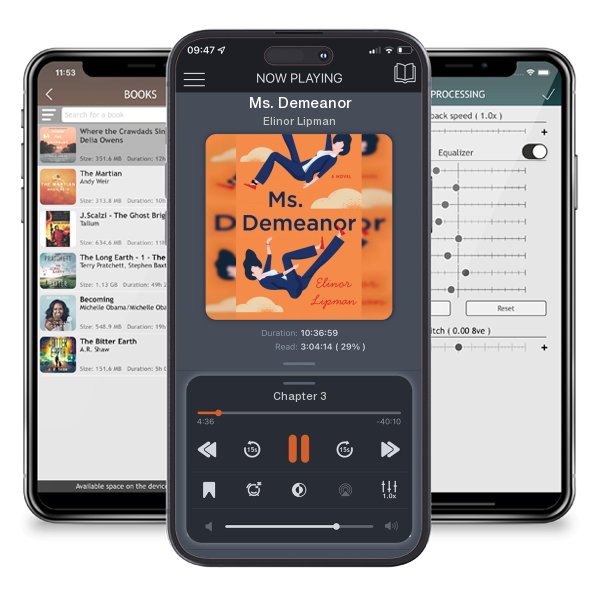 Download fo free audiobook Ms. Demeanor by Elinor Lipman and listen anywhere on your iOS devices in the ListenBook app.
