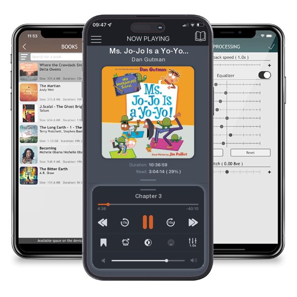 Download fo free audiobook Ms. Jo-Jo Is a Yo-Yo! by Dan Gutman and listen anywhere on your iOS devices in the ListenBook app.