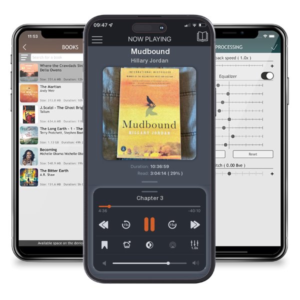 Download fo free audiobook Mudbound by Hillary Jordan and listen anywhere on your iOS devices in the ListenBook app.